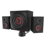 GENESIS Helium 610BT set di altoparlanti 60 W PC/PC portatile Nero, Rosso 2.1 canali 2-vie 30 W Bluetooth