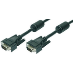 LogiLink 5m VGA cavo VGA VGA (D-Sub) Nero