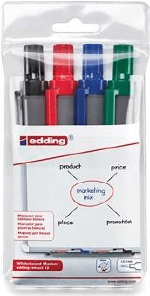 edding-pennarello-per-lavagna-retrattile-12-15---30-mm-multicolore