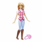 Mattel Barbie Mysteries The Great Horse Chase Bambola 'Malibu' Con Abiti E Accessori Da Equitazione