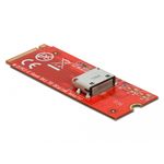 DeLOCK M.2 Chiave M per 1 x OCuLink SFF-8612 Converter