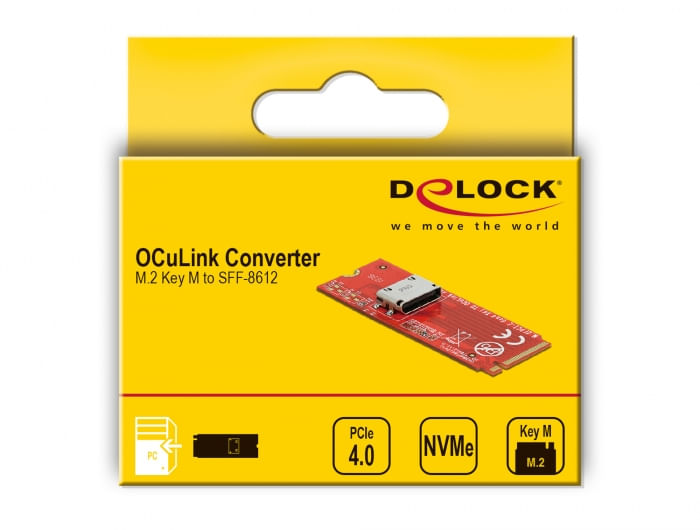 Delock-Convertitore-M.2-Key-M-a-1-x-OCuLink-SFF-8612