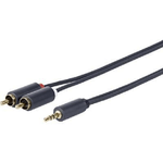 Vivolink PROMJRCA5 cavo audio 5 m 3.5mm 2 x RCA Nero (3.5MM - 2 X RCA M-M - . - Warranty 144M)