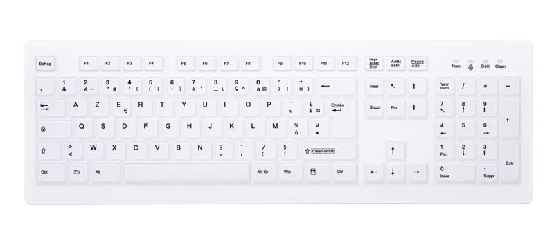 CHERRY-AK-C8100F-FU1-W-FR-tastiera-Ufficio-RF-Wireless-AZERTY-Francese-Bianco