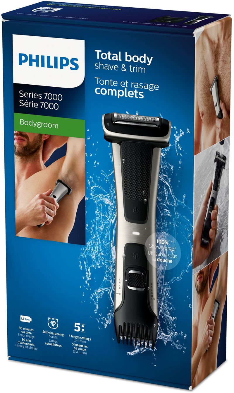 Philips-7000-series-Bodygroom-Series-7000-BG7025-15-Rifinitore-impermeabile-per-corpo-e-inguine