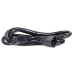 ROLINE 30.15.9014 cavo di alimentazione Nero 1 m Accoppiatore C20 Accoppiatore C19 (Power Cable Black 1 M C20 - Coupler