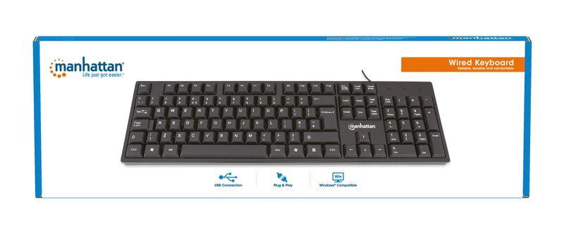 Manhattan-179324-tastiera-USB-QWERTY-Inglese-Nero