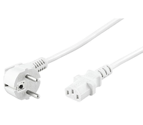 Microconnect-3m-IEC-320-Bianco-Accoppiatore-C13--Power-Cord-3m-White-IEC320---Angled-Connector-Schuko-16A---H05VV-F3G-1m