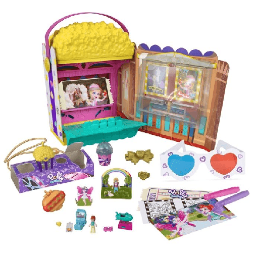 Mattel-Polly-Pocket-Un-Box-It-Popcorn-Box