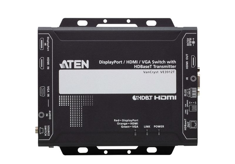 Aten-Switch-DisplayPort---HDMI---VGA-con-trasmettitore-HDBaseT