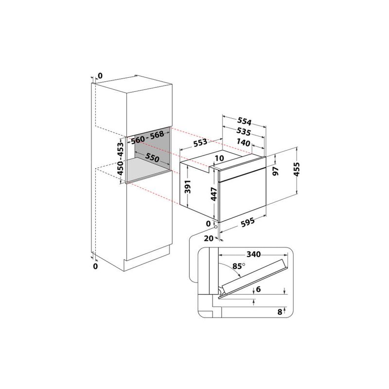 Whirlpool-AMW-9607-IX-Da-incasso-Microonde-combinato-40-L-900-W-Acciaio-inossidabile