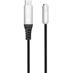 ESTUFF ES651660-BULK adattatore per inversione del genere dei cavi USB C 3.5mm minijack Argento (USB-C minijack adapter