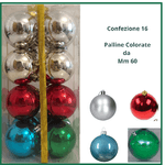 Confezione Palline di natale decorazioni per albero addobbi natalizi vintage palle colorate sfere argento rosse verde celeste decorare