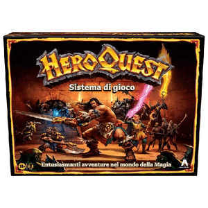 Hasbro Avalon Hill , HeroQuest, Gioco da tavolo per adulti di Avventura Fantasy con Oltre 65 Miniature