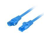 Lanberg PCF6A-10CC-0100-B Netzwerkkabel Blau 1 m Cat6a S/FTP (S-STP) (PCF6A-10CC-0100-B)