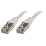 Microconnect 3.0m Cat5e RJ-45 cavo di rete Bianco 3 m F/UTP FTP (F/UTP CAT5e 3m White PVC - Outer Shield  Foil screening