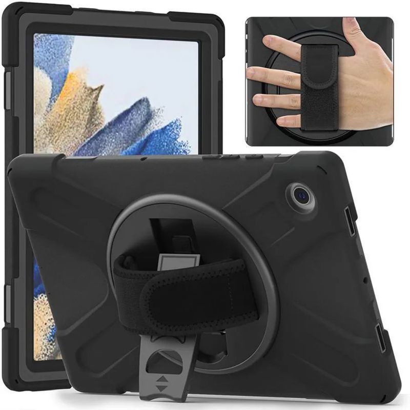 eSTUFF-ES683609-BULK-custodia-per-tablet-267-cm-10.5-Cover-Nero--CHICAGO-Full-Body-Defender---Case-Samsung-Galaxy-A8-10.