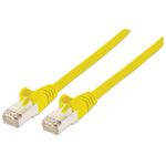 Intellinet 10m Cat6 S/FTP cavo di rete Giallo S/FTP S-STP (NETWORK CABLE CAT6 COPPER 10M- - YELLOW S/FTP SNAGLESS/BOOTED