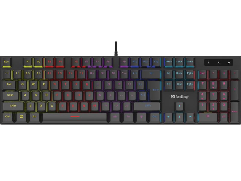 Sandberg-640-29-tastiera-USB-QWERTY-Nordic-Nero--Mechanical-Gamer-Keyboard-NORD---Mechanical-Gamer-Keyboard-NORD---Warra