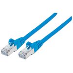 Intellinet 735773 cavo di rete Blu 10 m Cat6 S/FTP S-STP (NETWORK CABLE CAT6 COPPER 10M- - BLUE S/FTP SNAGLESS/BOOTED)