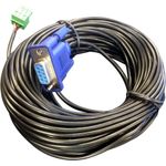 Vivolink VLCPARS232/15M cavo seriale Nero RS-232 Phoenix (Pro RS232 Cable 15M - . - Warranty 24M)