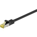 Neutra RJ45 patch cord Cat 6A S/FTP with Cat7 raw cable AWG 26/7 LSZH 0.25mt black