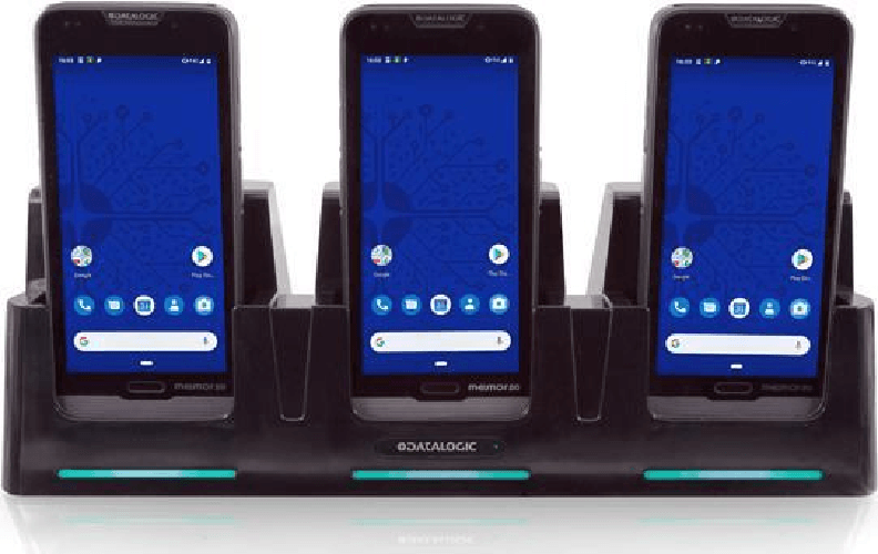 Datalogic-94A150104-docking-station-per-dispositivo-mobile-PDA-Nero--Dock-Triple-Slot-Full---Locking--Ethernet-Memor---2