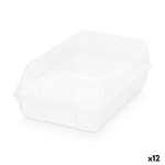 Scatola di scarpe impilabile Trasparente Plastica 21 x 13 x 37 cm (12 Unità)