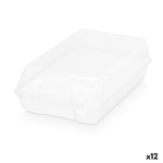 Scatola di scarpe impilabile Trasparente Plastica 19 x 10,5 x 33 cm (12 Unità)