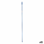 Mazza per la Scopa Righe 2,3 x 130 x 2,3 cm Azzurro Metallo (12 Unità)