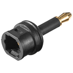 Microconnect TOSLINK-ADAPTER adattatore per inversione del genere dei cavi Toslink 3.5 Toslink mini Nero