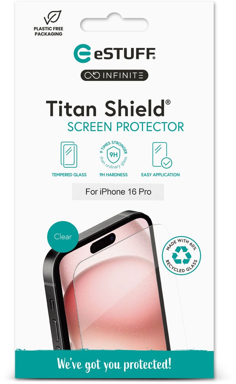 INFINITE-Apple-iPhone-16-Pro---Clear-Glass-Titan-Shield.---Tempered-Glass-Screen-Protector