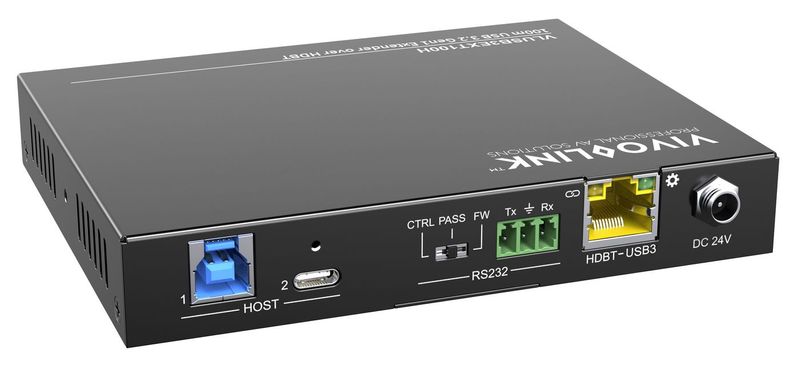 Vivolink-VLUSB3EXT100H-estensore-KVM--100m-USB-3.2-Gen1-Extender---over-HDBT-Host---Warranty-36M-