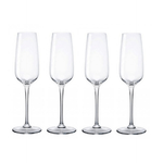 Bormioli rocco convivium, Set 4 calici flute 30 cl in vetro