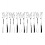 Abert Ischia, set 12 forchette tavola acciaio 18/c spessore 1,5 mm nickel free