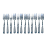 Abert Ischia, set 12 forchettine dolce acciaio 18/c spessore 1,2 mm nickel free