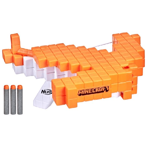 Hasbro-Nerf-Minecraft---Balestra-lancia-dardi-Pillager-s-Crossbow-con-armamento-con-impugnatura-a-retroazione