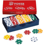 Dal negro Fiches, 125 poker chips con valore gr. 11,5