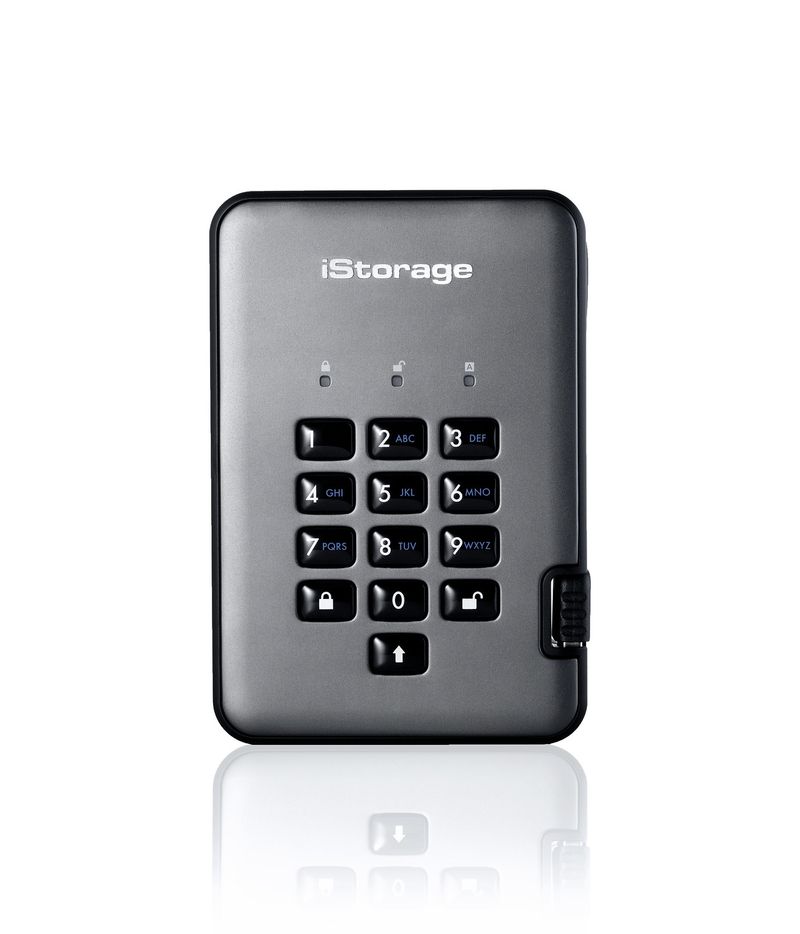 iStorage-diskAshur-PRO2-disco-rigido-esterno-500-GB-Nero-Grafite