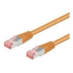 GOOBAY Cavo patch CAT6 150 m arancione S/FTP 2xRJ45 LSOH CU