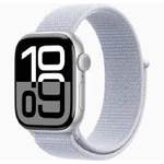 APPLE WATCH SERIES 10 42MM SILVER ALUMINIUM CASE WITH DENIM SPORT BAND S/M GPS MWWA3QC/A