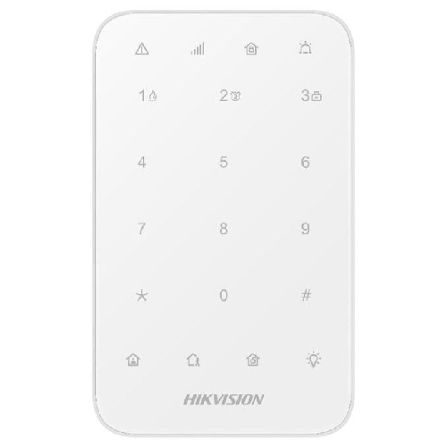 HIKVISION Tastiera LED PER AX PRO Portata 1200mt Batteria 3 anni - DS-PK1-E-WE