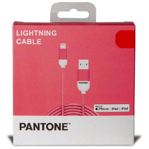 Pantone-Celly-PT-LCS001-5P-cavo-per-cellulare-Rosa-15-m-USB-A-Lightning