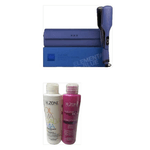 PIASTRA GHD DUET STYLE BLU' DENIM CON POCHETTE PIU' SHAMPOO H-ZONE REPAIR 250 ML E CONDITIONER ANTI AGE 250 ML