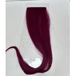 INVISIBLE 3 CLIP EUROSOCAP 50/55  CAPELLI VERI RED VIOLET