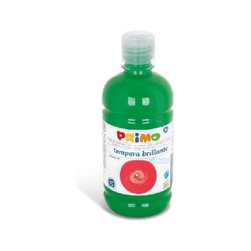 Primo-202BR500610-colore-a-tempera-500-ml-Bottiglia-Verde