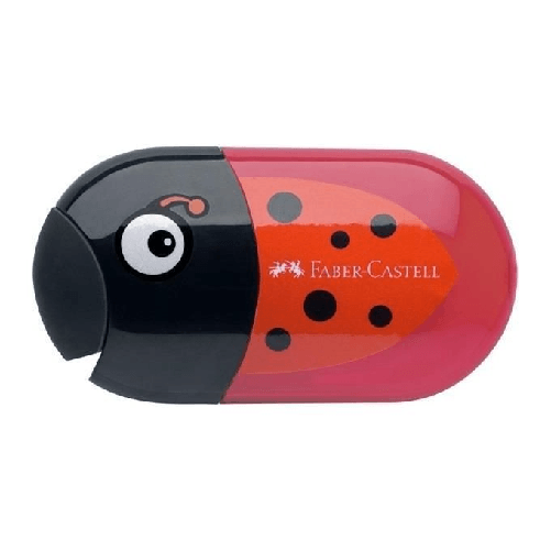 Faber-Castell-Faber-Castell-183526-temperino-Temperamatite-manuale-Nero-Rosso