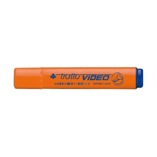 Tratto-Video-evidenziatore-12-pz-Punta-smussata-Arancione