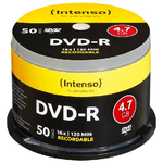 Intenso DVD-R 4.7GB, 16x 4,7 GB 50 pz