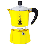 Bialetti-Rainbow-Caffettiera-3-tazze-gialla